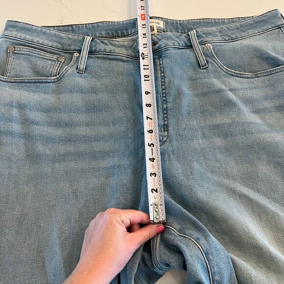 NWT Madewell The Plus Curvy Perfect Vintage Jean in Coffey Wash: Worn-In Edition - Picture 12 of 14
